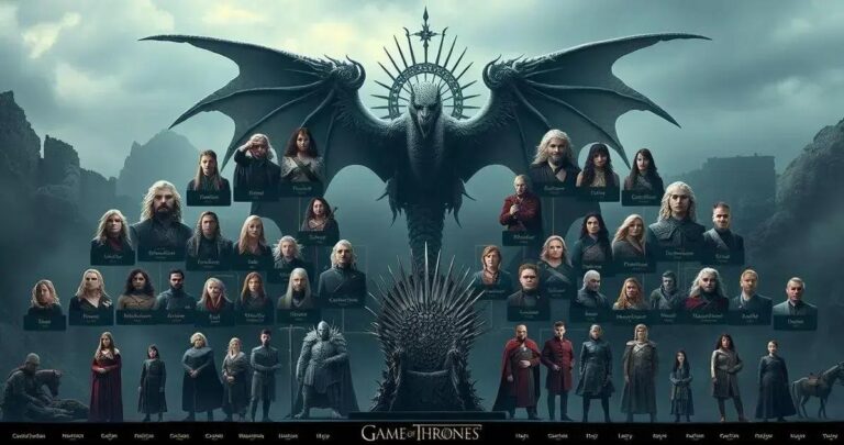 Casa Targaryen árvore genealógica