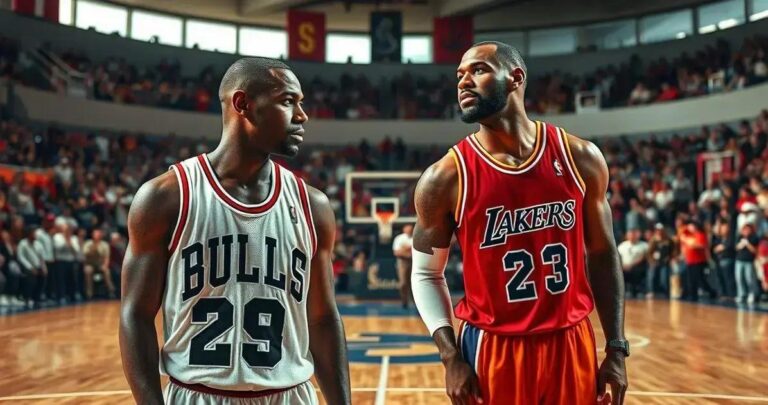 LeBron James vs Michael Jordan